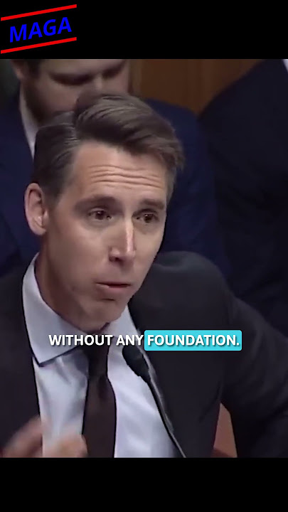 Senator Josh Hawley Confronts Judge Over Controversial COVID Restrictions part 1