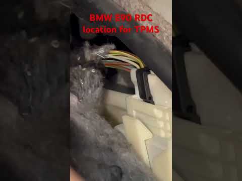 BMW E90 RDC module location for TPMS