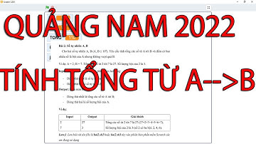 Lập Trình Scratch Tính TỔNG Đoạn Từ A đến B | VDD SHOA