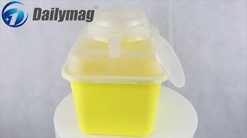 How to use Dailymag DMS-F07 7L medical sharps container