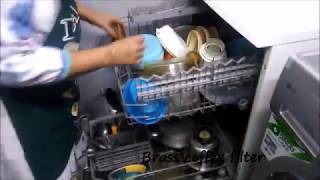 Washing plastic, glass, ceramic, cutlery in BOSCH dishwasher - Part 2 (demo # 7)