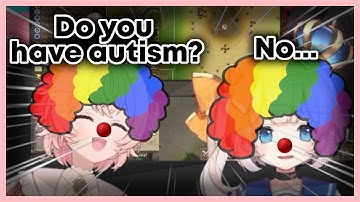 Clown to clown communication with @PipkinPippa and @MARIMARI_EN