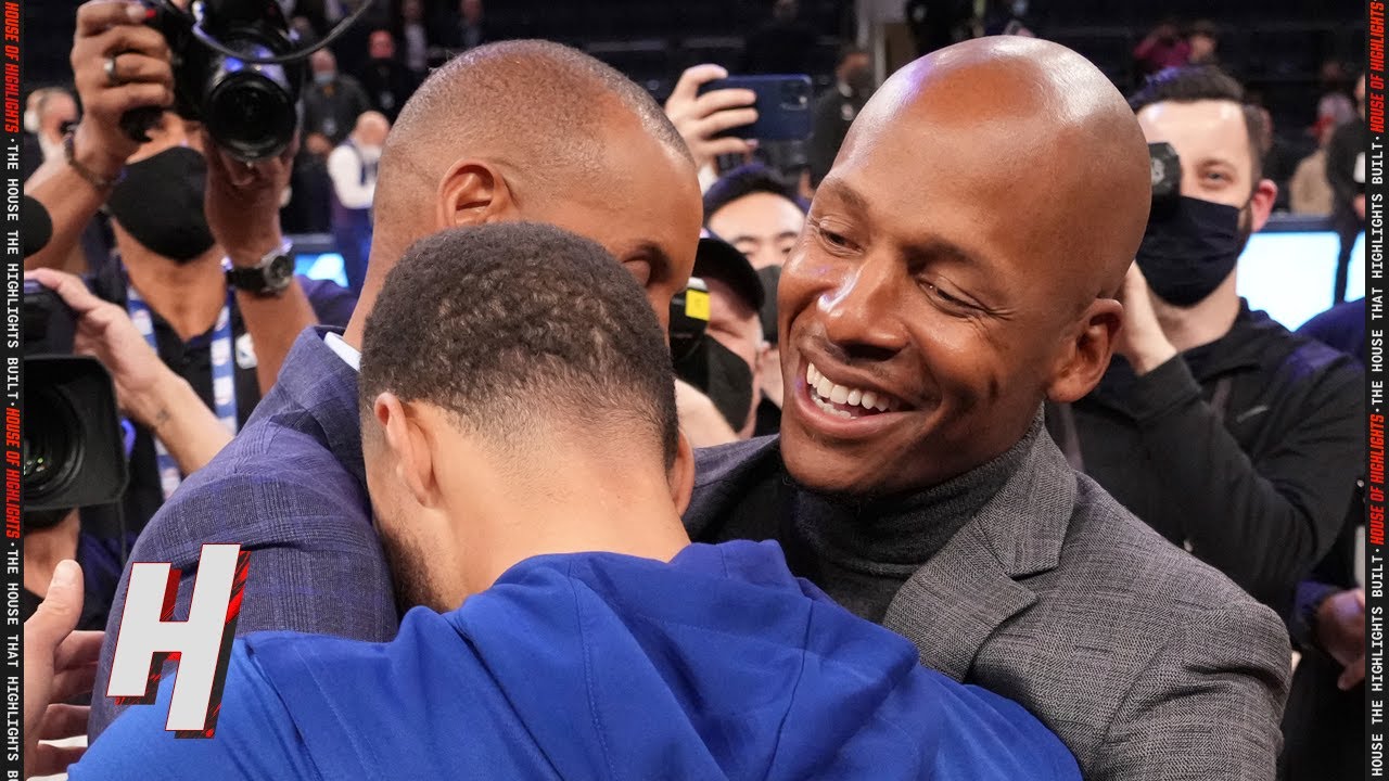 Steph Curry Gets a Special Jerseys From Ray Allen & Reggie Miller