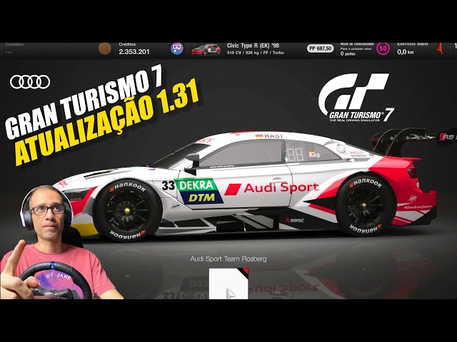 A atualização 1.31 de Gran Turismo chega amanhã com cinco carros