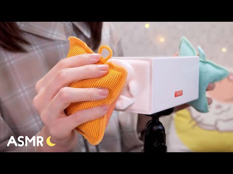 [囁き声-ASMR] 耳を優しく撫でる音👂眠くなる耳のマッサージ😪💤 [SR3D]