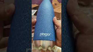 Pexpo Stainless Steel Hot and Cold water bottle made in india unboxing #shorts