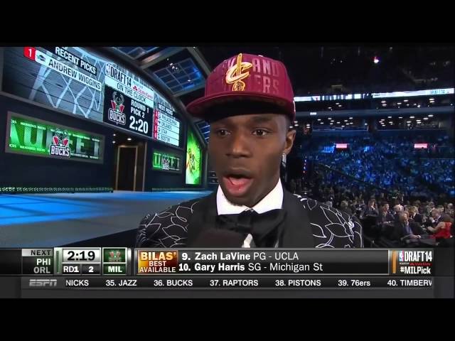 Cleveland Cavaliers sign first-overall draft pick Andrew Wiggins - Los  Angeles Times