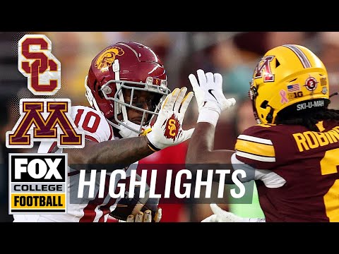 No. 11 USC Trojans vs. Minnesota Golden Gophers Highlights | FOX College Football