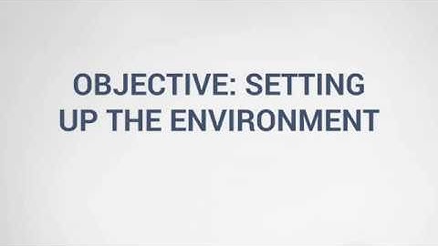 Setting up the Environment