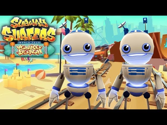 Subway Surfers VENICE BEACH 2018(Tagbot Space Outfit)*Gameplay For