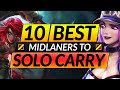 10 SOLO CARRY Champions to MAIN and RANK UP - Mid Lane Tips for Season 11 - LoL Guide