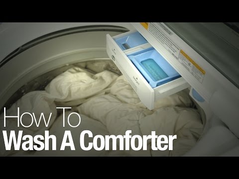 How To Wash Your Comforter At Home Youtube