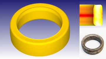 Gear Blank Ring Rolling Simulation