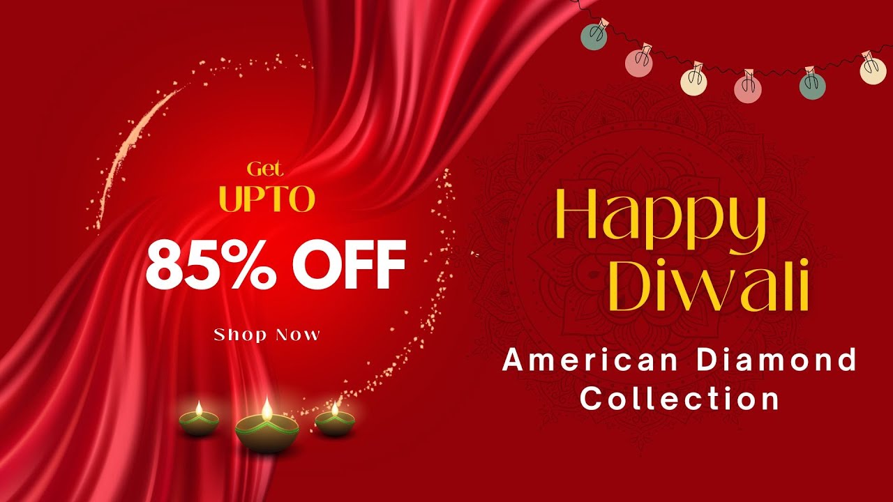 ✨🥰Festive Diwali Collection: Stunning American Diamond Jewellery Offers✨🥰 