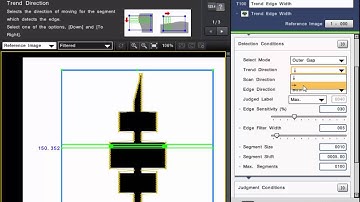 CV-X Machine Vision System: Trend Edge Tool Overview & Common Settings