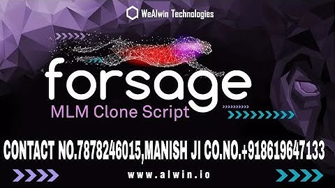 FORSAGE MLM CLONE SCRIPT / NETWORK MARKETING / CRYPTO CRANCY / ONLINE EARNING POINT👉✅💵 / MONEY.