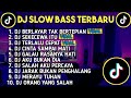 DJ SLOW BASS TERBARU 2024 | DJ VIRAL TIK TOK FULL BASS 🎵 DJ BERLAYAR TAK BERTEPIAN | FULL ALBUM