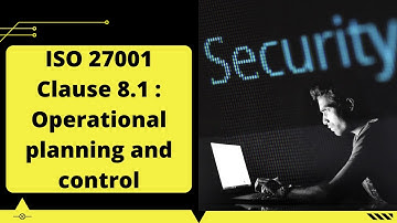 ISO 27001 Clause 8.1 : Operational planning and control in Hindi