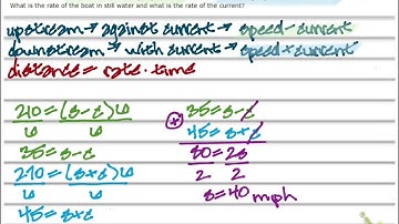 Solving a distance, rate, time problem using a system of linear equations