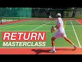 Return of Serve Masterclass with 4.5 NTRP Student Robert