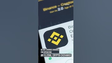 US SEC Charges Binance and CZ for Operating an Illegal Crypto Exchange #shorts