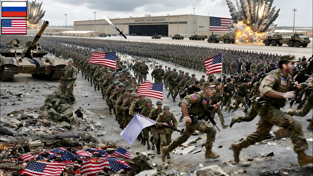 Just 6 minutes ago! 10,000 US troops surrendered and fled, look what  happened!