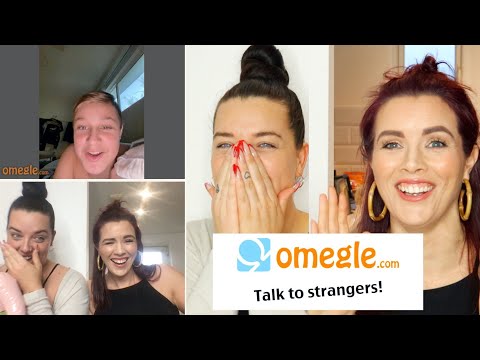 OMEGLE IS A SCARY PLACE! We tried talking to strangers on OMEGLE for the FISRT TIME!