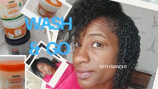 Step By Step Wash & Go - Using Cantu Leave in | Creme Of Nature Curl Creme | Gel | lasts 7 days.