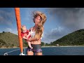 STUCK ABOARD for 5 days 💨⚓⛵ GALES in the Bahamas! Sailing Vessel Delos Ep. 274