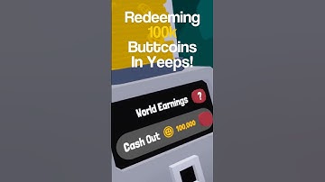 Redeeming 100k Buttcoins In Yeeps! #yeeps