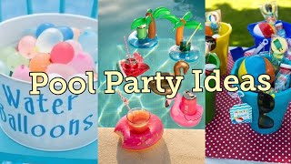 Pool Party Ideas and Inspiration!!! DIY Decor, Treats, and Much More!! How To/DIY screenshot 4