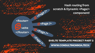 Svelte Project: Part 2  Hash Routing from Scratch! | Dynamic Pages!