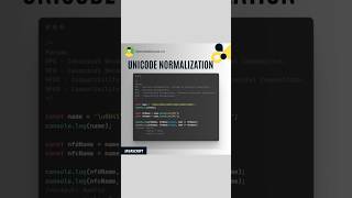 Javascript, Unicode Normalization #javascript