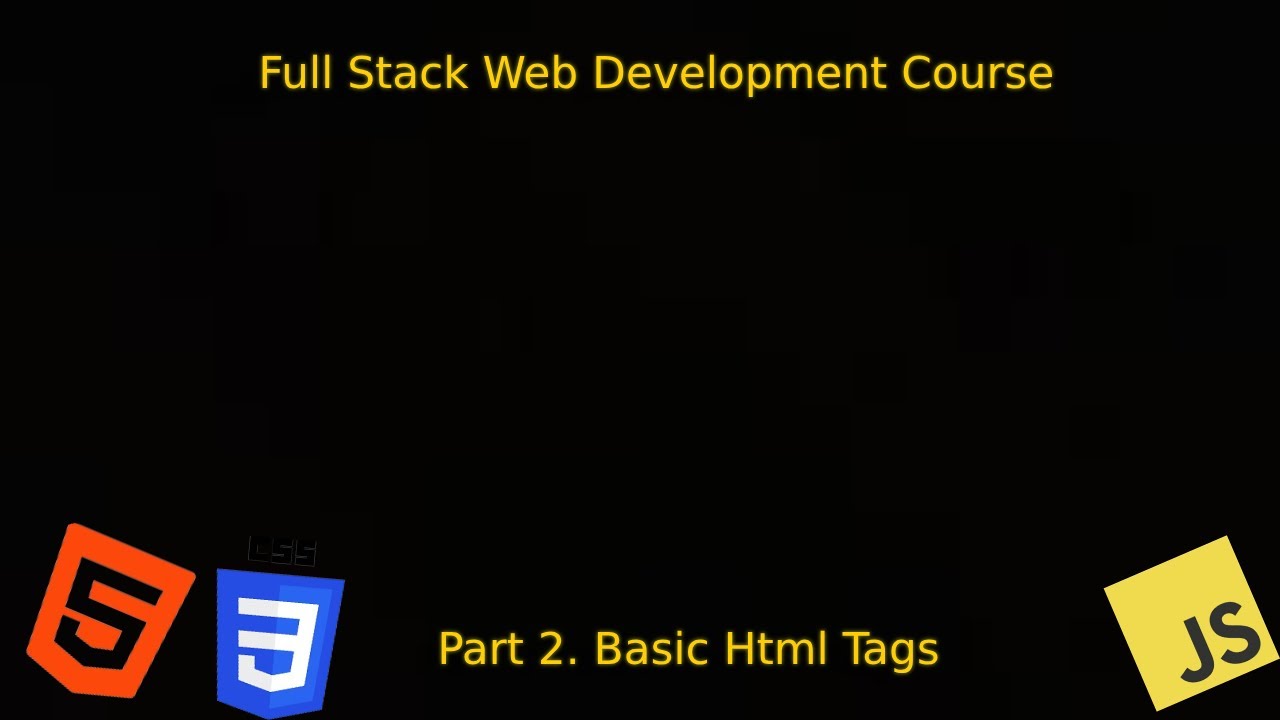 Full Web Development course part 2. basic tags | MarufTheCoder| - YouTube
