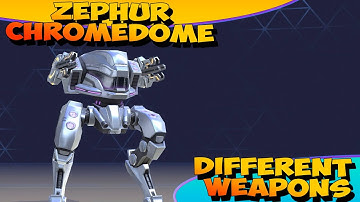 Mech Arena: Robot Showdown - Gameplay 213 - EPIC SKIN Zephur CHROMEDOME🔥(iOS,Android)