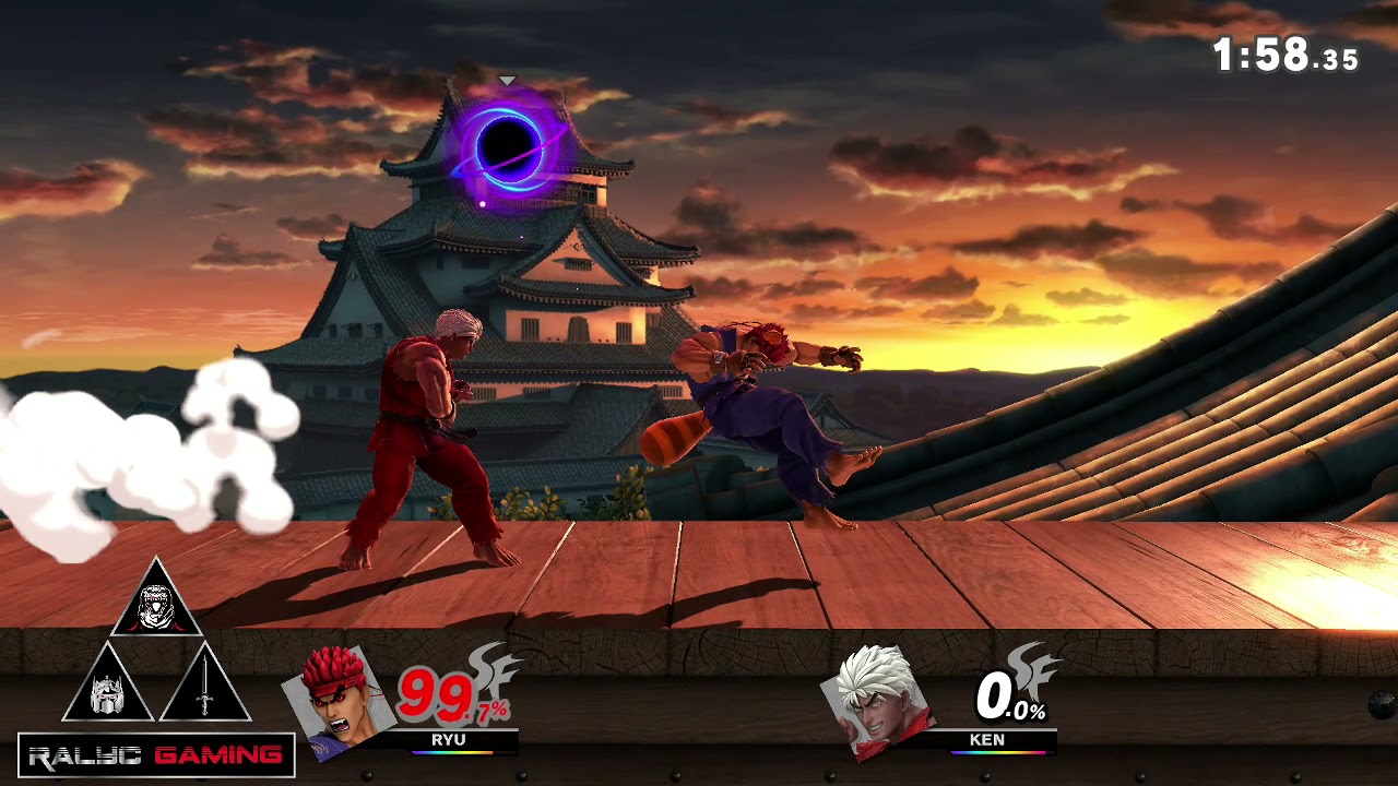 Smash Mods Ultimate Evil Ryu vs Violent Ken YouTube