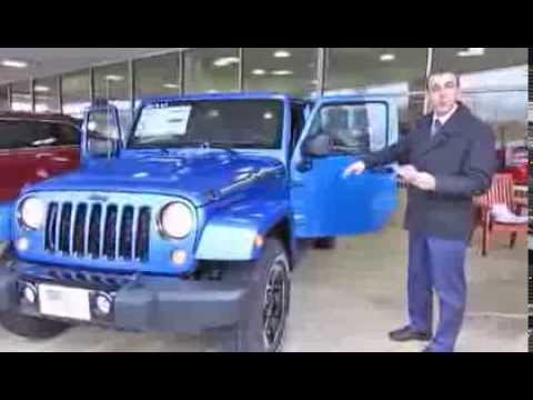 2014 Hydro Blue Jeep Wrangler Unlimited 4x4 - YouTube