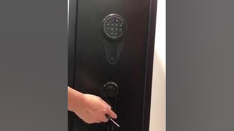 PIN code gun safe