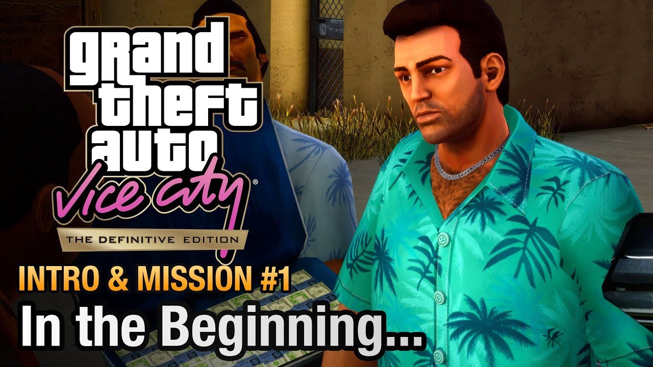 GTA Vice City Definitive Edition Intro & Mission 1 In the Beginning YouTube