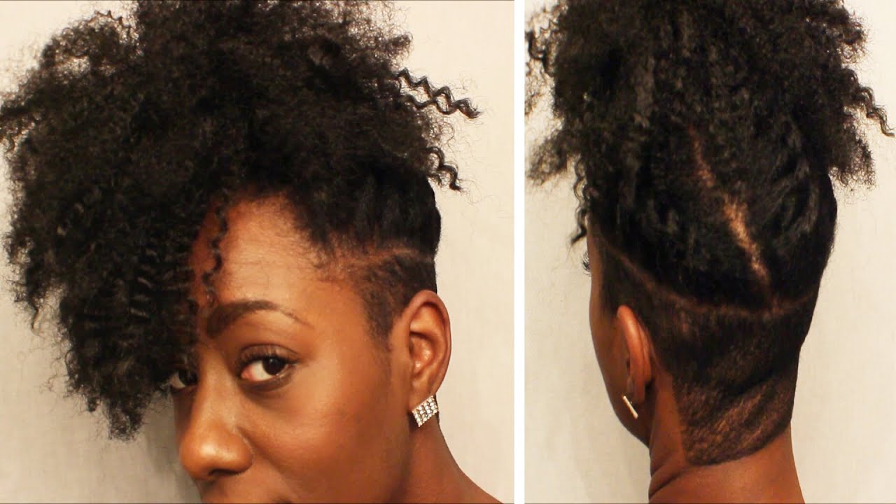 Two Puff Balls on Natural Hair Tutorial 