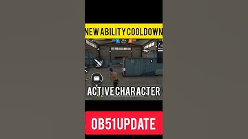OB51 Update New CoolDown Time Show Setting 🫨🔥 Free Fire