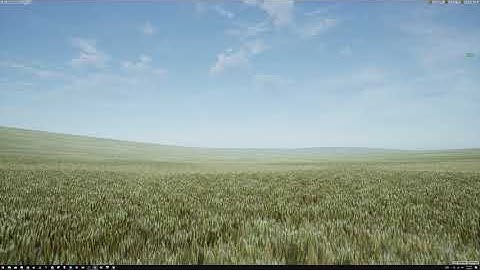UE4 OHDs SDK, Wheat Fields Test [4K]