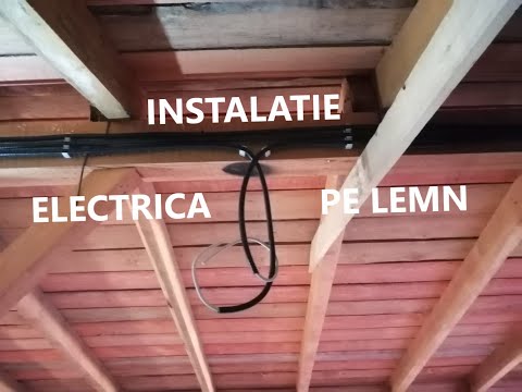Video: Cum se instalează cablurile electrice într-o casă de lemn