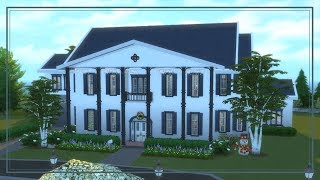 Traditional Christmas Mansion Part 1 | The Sims 4: Speed Build