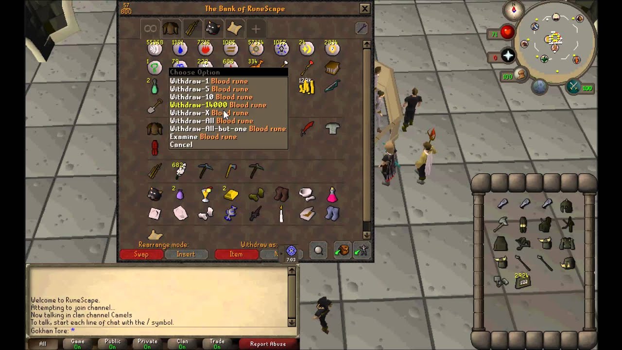 Loot From 100 Barrows Chests and Selling Tab   30Mil Plus!