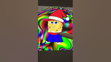 Gangster SpongeBob~Christmas edition|Procreate #fyshorts #satisfying #christmas #spongebob #sub ￼