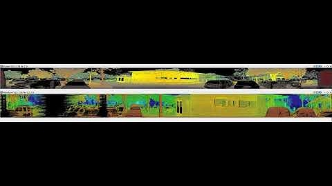 Ouster OS1-128 vs Velodyne VLS-128 range images