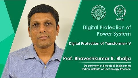 Lec-14: Digital Protection of Transformer-IV