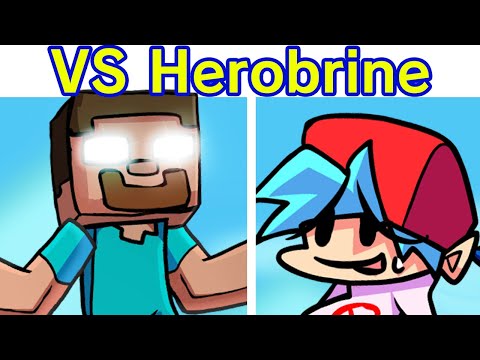 Friday Night Funkin' VS Herobrine Week (FNF Mod) (Friday Night Cursed) (Minecraft Hardcore vs Hard)