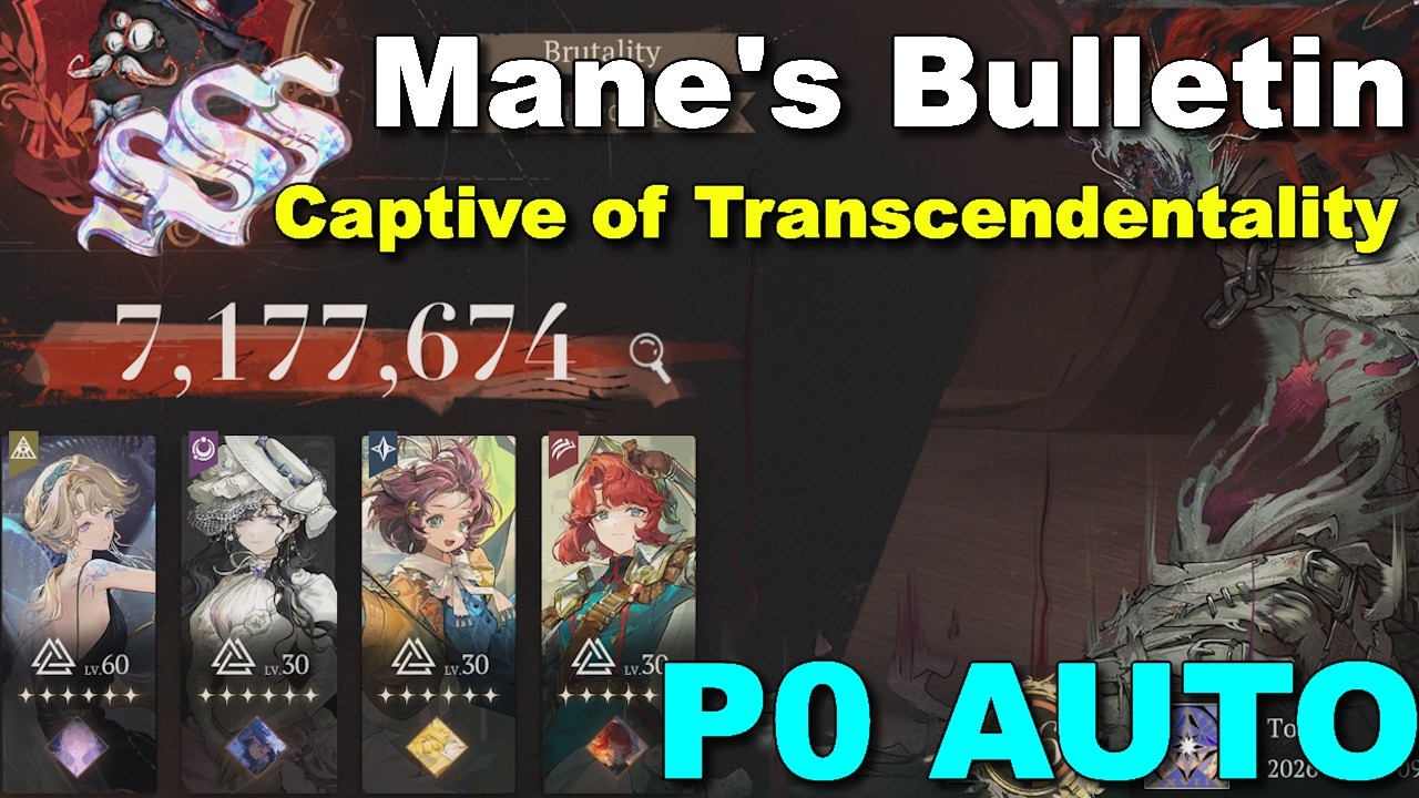 [ Reverse 1999 ] Mane's Bulletin - Captive of Transcendentality || 7 ...